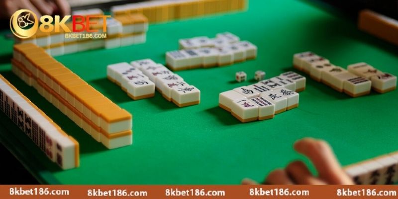 Cấu trúc bộ bài mạt chược với 136 quân bài