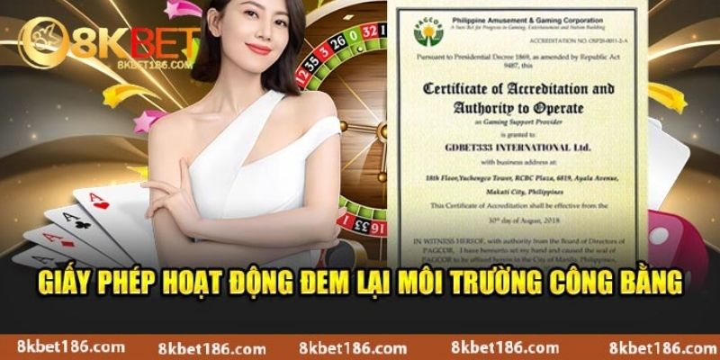 Loại giấy phép cá cược cực quan trọng